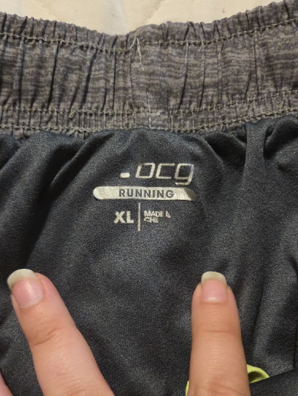 BCG Men's Dark Gray Athletic Shorts - Picture 2 of 3